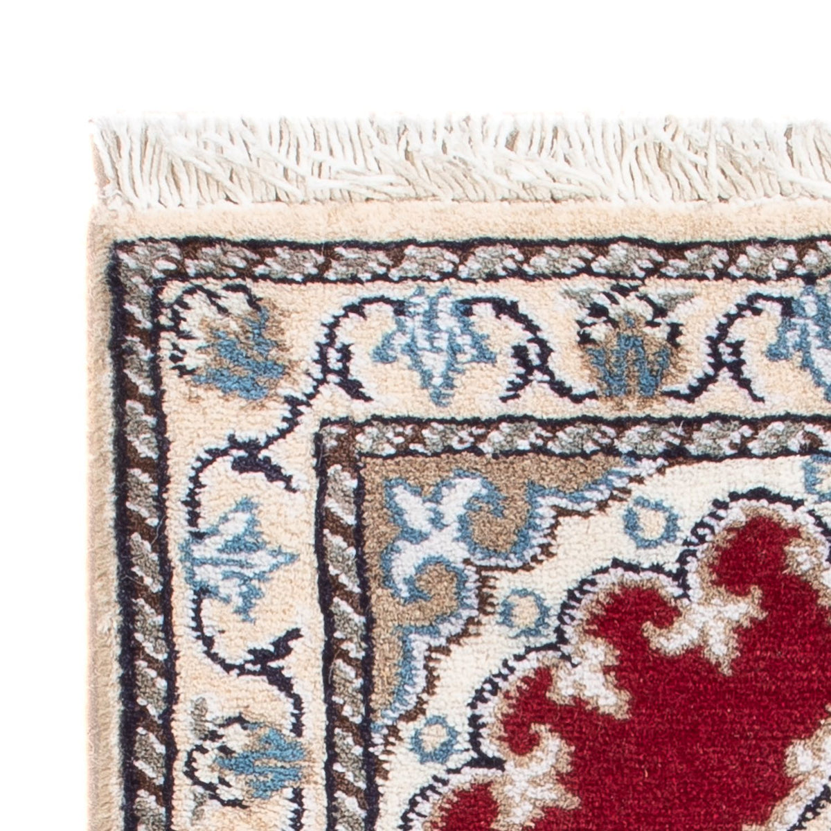 Alfombra Persa - Nain - Real - 60 x 40 cm - rojo