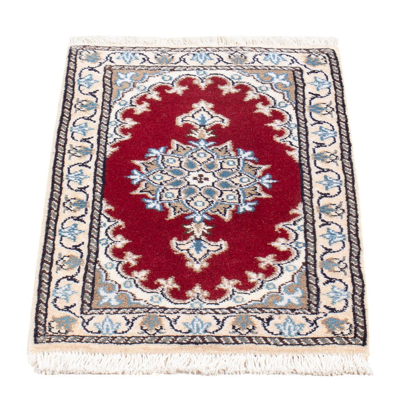 Alfombra Persa - Nain - Real - 60 x 40 cm - rojo