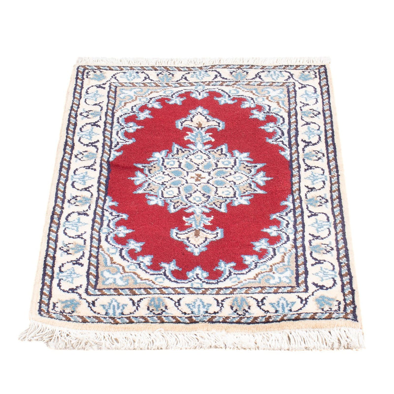 Alfombra Persa - Nain - Real - 60 x 40 cm - rojo