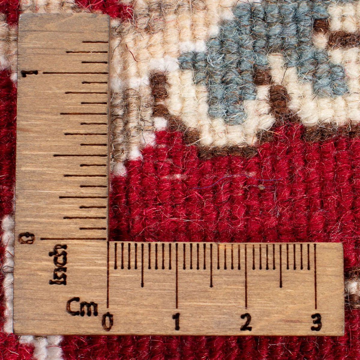 Alfombra de pasillo Alfombra persa - Nain - 283 x 76 cm - rojo