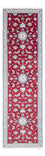 Alfombra de pasillo Alfombra persa - Nain - 290 x 82 cm - rojo