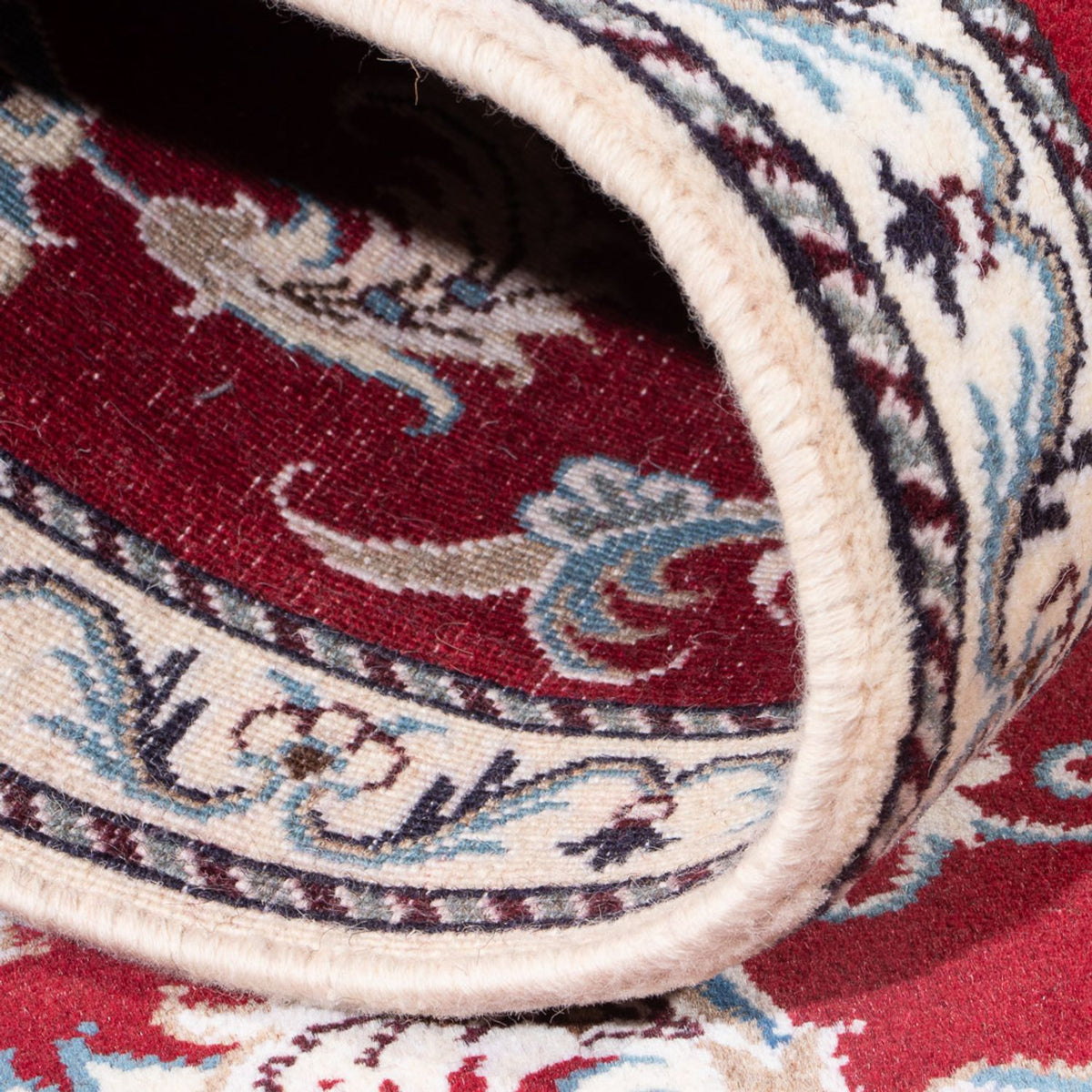 Alfombra de pasillo Alfombra persa - Nain - 285 x 80 cm - rojo