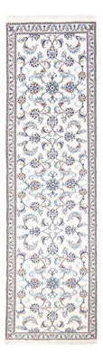 Alfombra de pasillo Alfombra persa - Nain - 295 x 82 cm - plata
