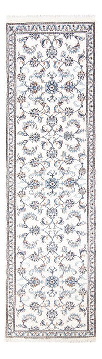 Alfombra de pasillo Alfombra persa - Nain - 295 x 82 cm - plata