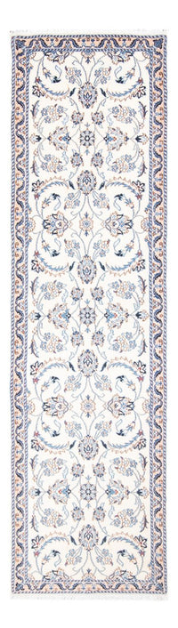 Alfombra de pasillo Alfombra persa - Nain - 292 x 81 cm - plata