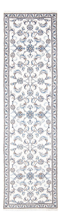 Alfombra de pasillo Alfombra persa - Nain - 292 x 76 cm - plata