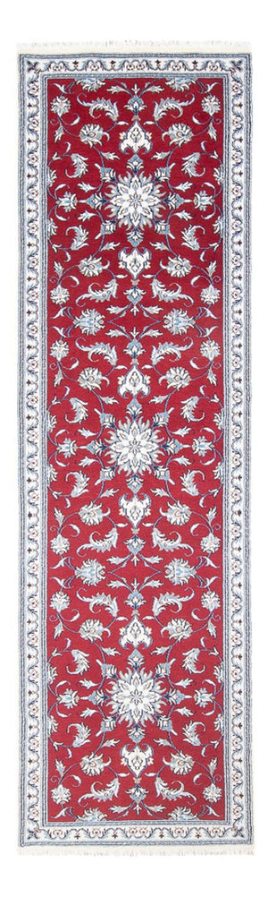 Alfombra de pasillo Alfombra persa - Nain - 290 x 82 cm - rojo