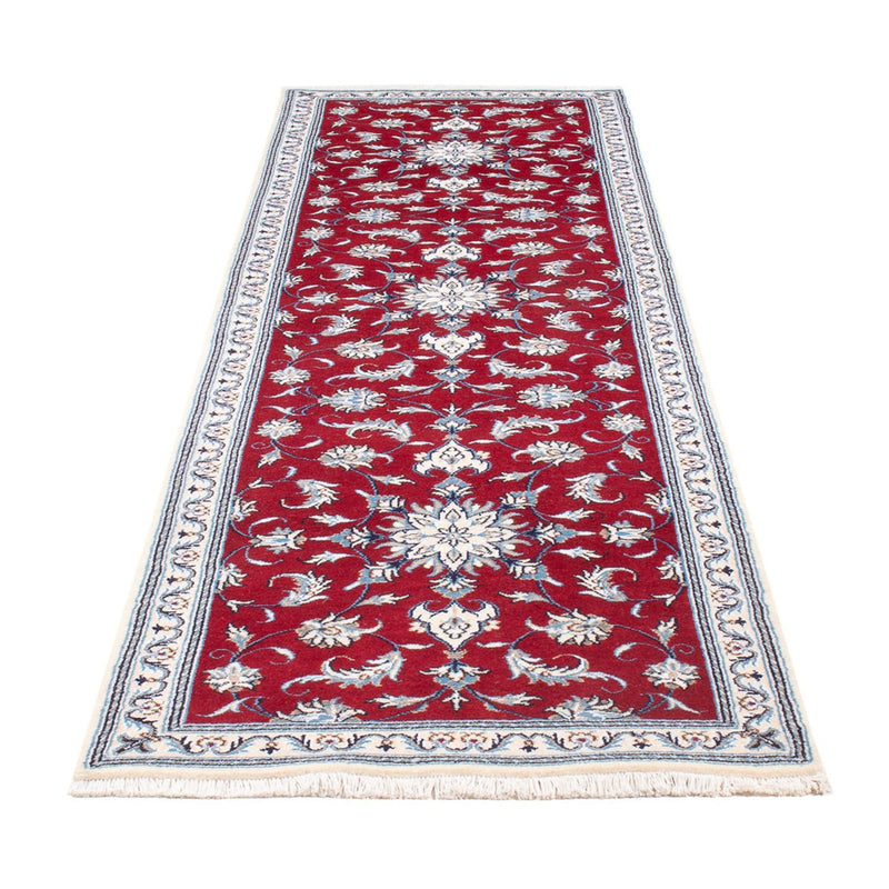 Alfombra de pasillo Alfombra persa - Nain - 290 x 82 cm - rojo