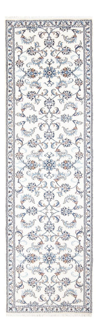 Alfombra de pasillo Alfombra persa - Nain - 286 x 82 cm - plata