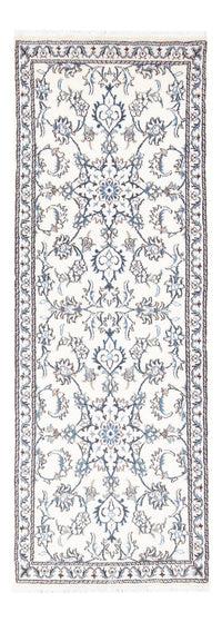 Alfombra de pasillo Alfombra persa - Nain - 215 x 77 cm - plata