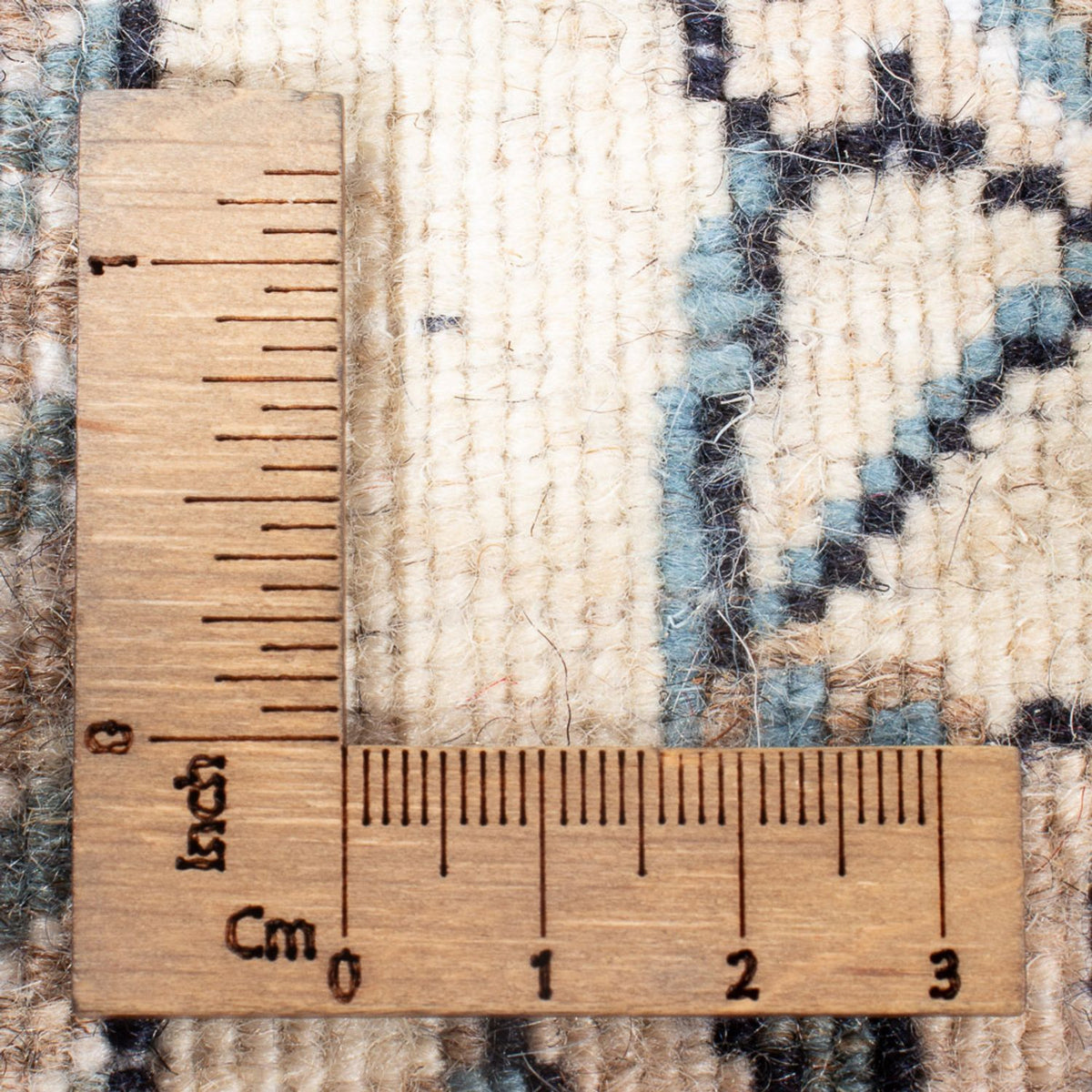 Alfombra de pasillo Alfombra persa - Nain - 197 x 75 cm - plata