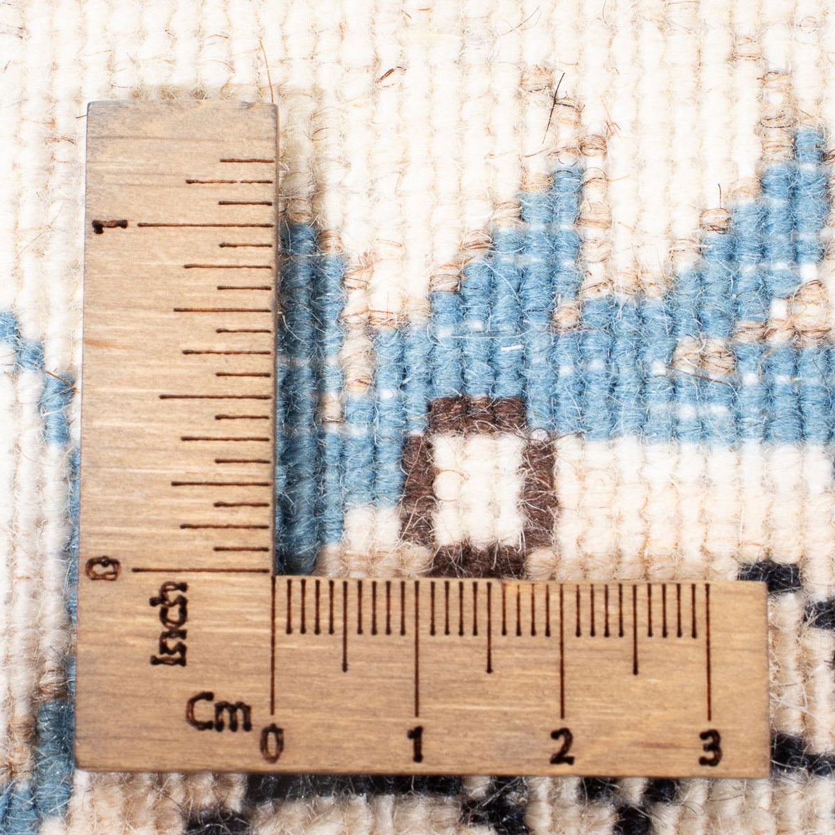 Alfombra de pasillo Alfombra persa - Nain - 197 x 78 cm - plata