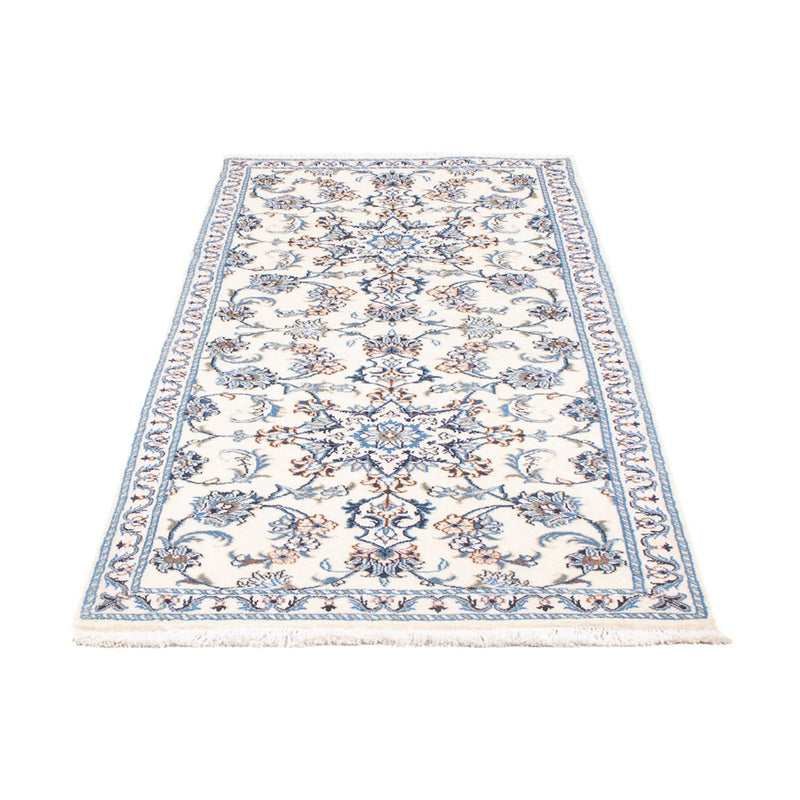 Alfombra de pasillo Alfombra persa - Nain - 193 x 83 cm - plata