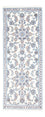 Alfombra de pasillo Alfombra persa - Nain - 204 x 78 cm - plata