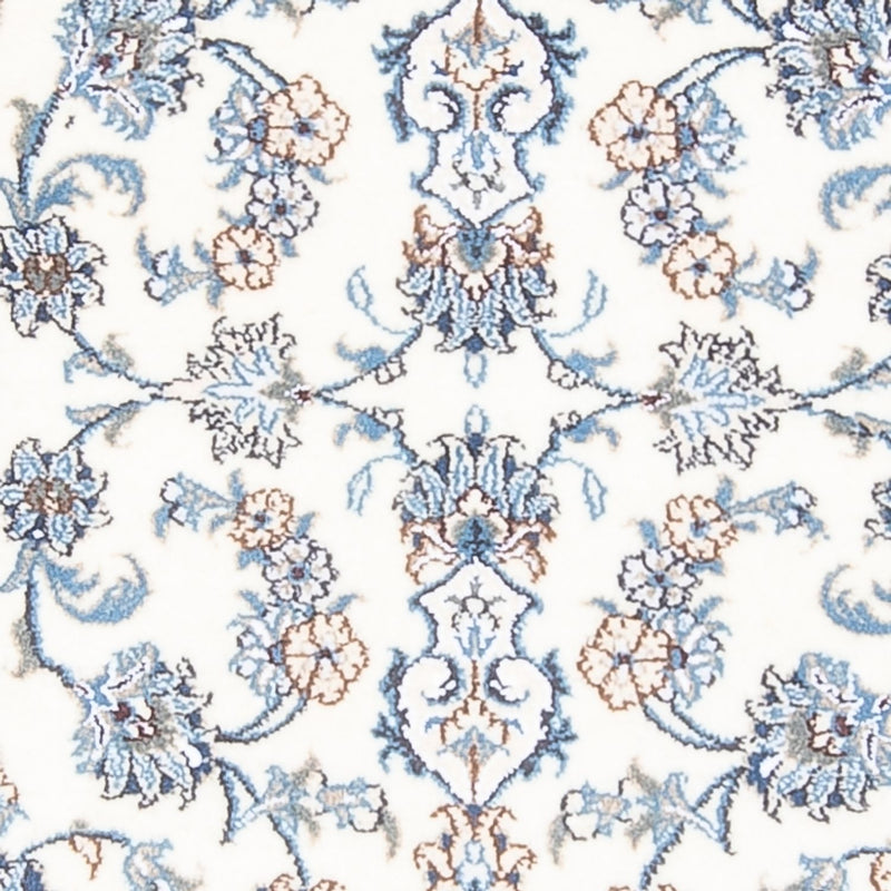 Alfombra de pasillo Alfombra persa - Nain - 204 x 78 cm - plata