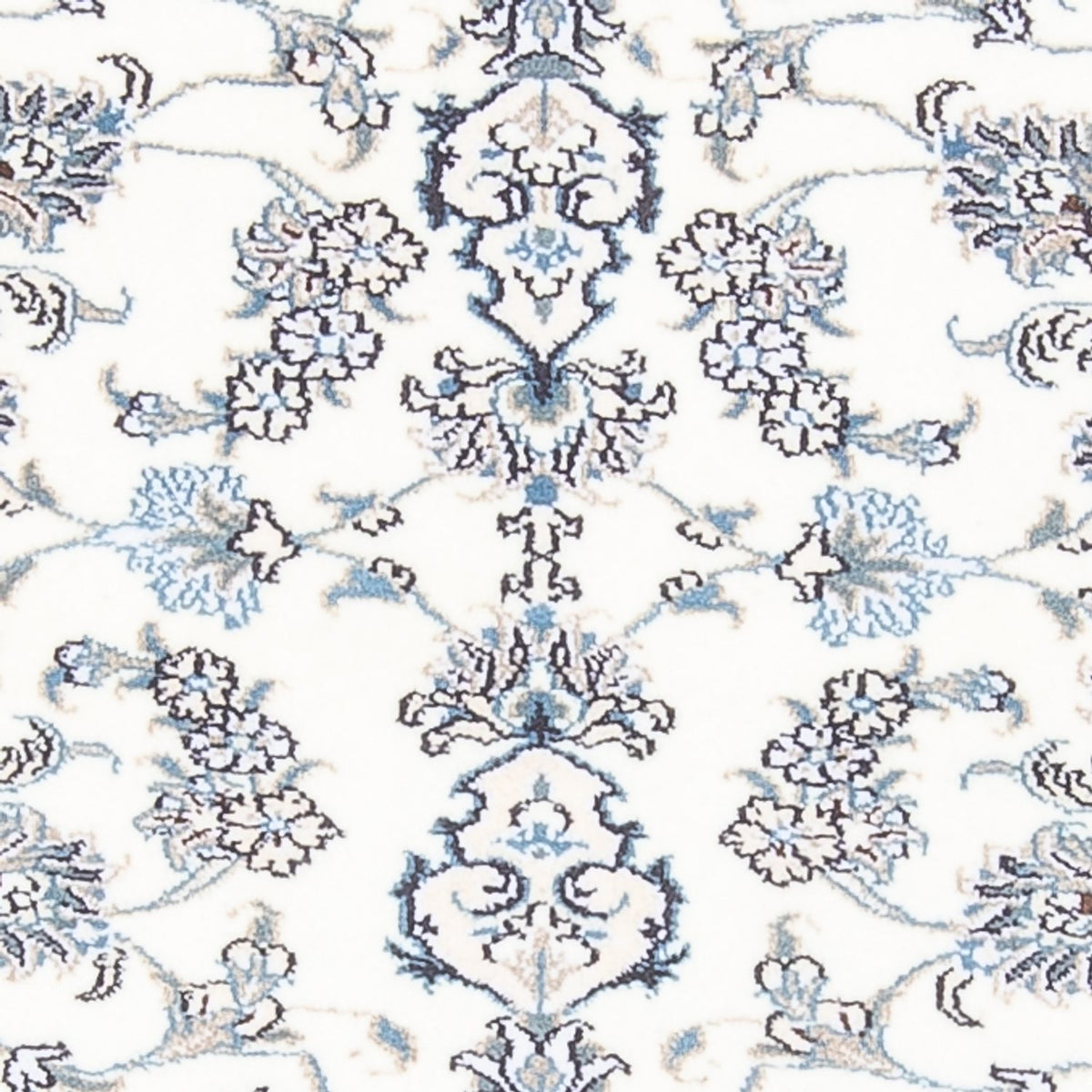 Alfombra de pasillo Alfombra persa - Nain - 188 x 84 cm - plata