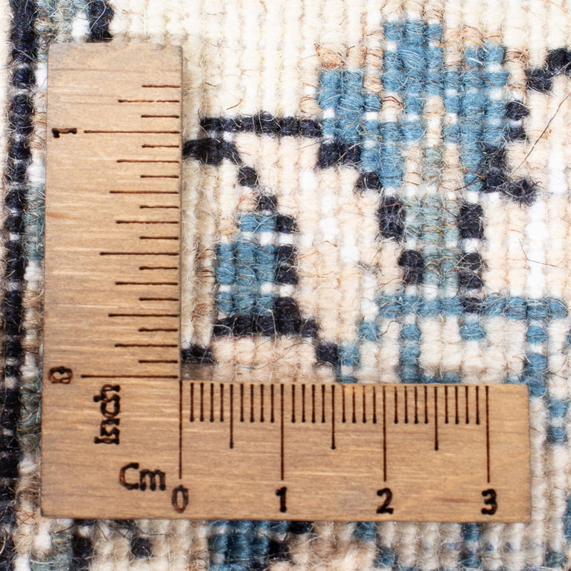 Alfombra de pasillo Alfombra persa - Nain - 197 x 76 cm - plata