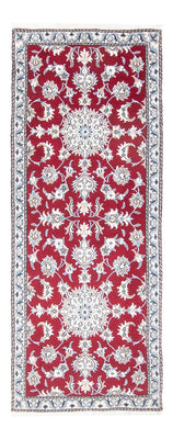 Alfombra de pasillo Alfombra persa - Nain - 196 x 76 cm - rojo