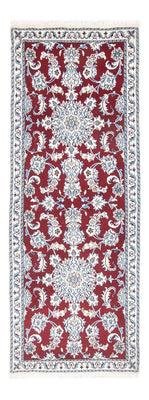 Alfombra de pasillo Alfombra persa - Nain - 206 x 76 cm - rojo