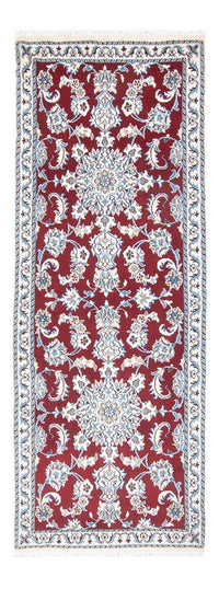 Alfombra de pasillo Alfombra persa - Nain - 206 x 76 cm - rojo