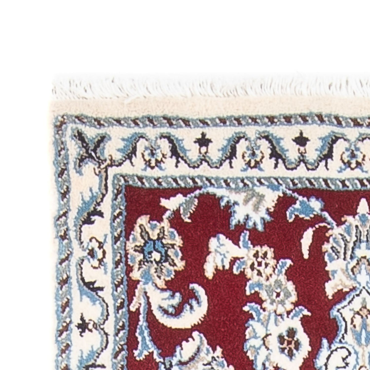 Alfombra de pasillo Alfombra persa - Nain - 206 x 76 cm - rojo