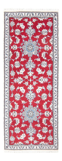 Alfombra de pasillo Alfombra persa - Nain - 200 x 78 cm - rojo