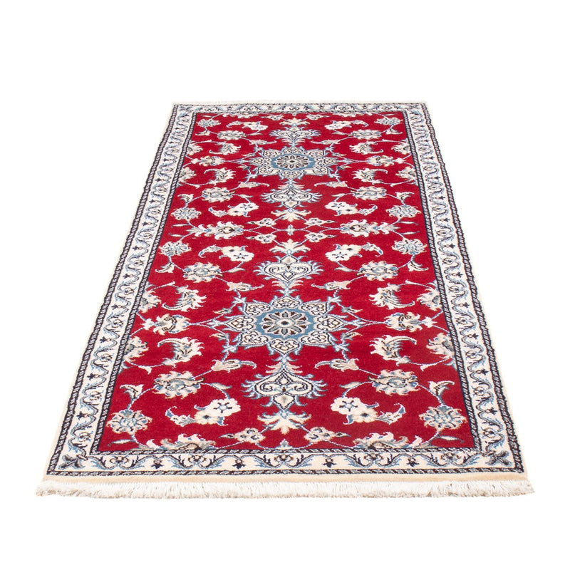 Alfombra de pasillo Alfombra persa - Nain - 200 x 78 cm - rojo