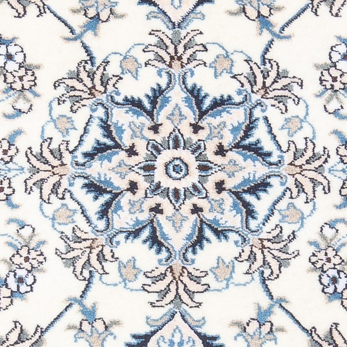 Alfombra persa - Nain - 140 x 90 cm - plata