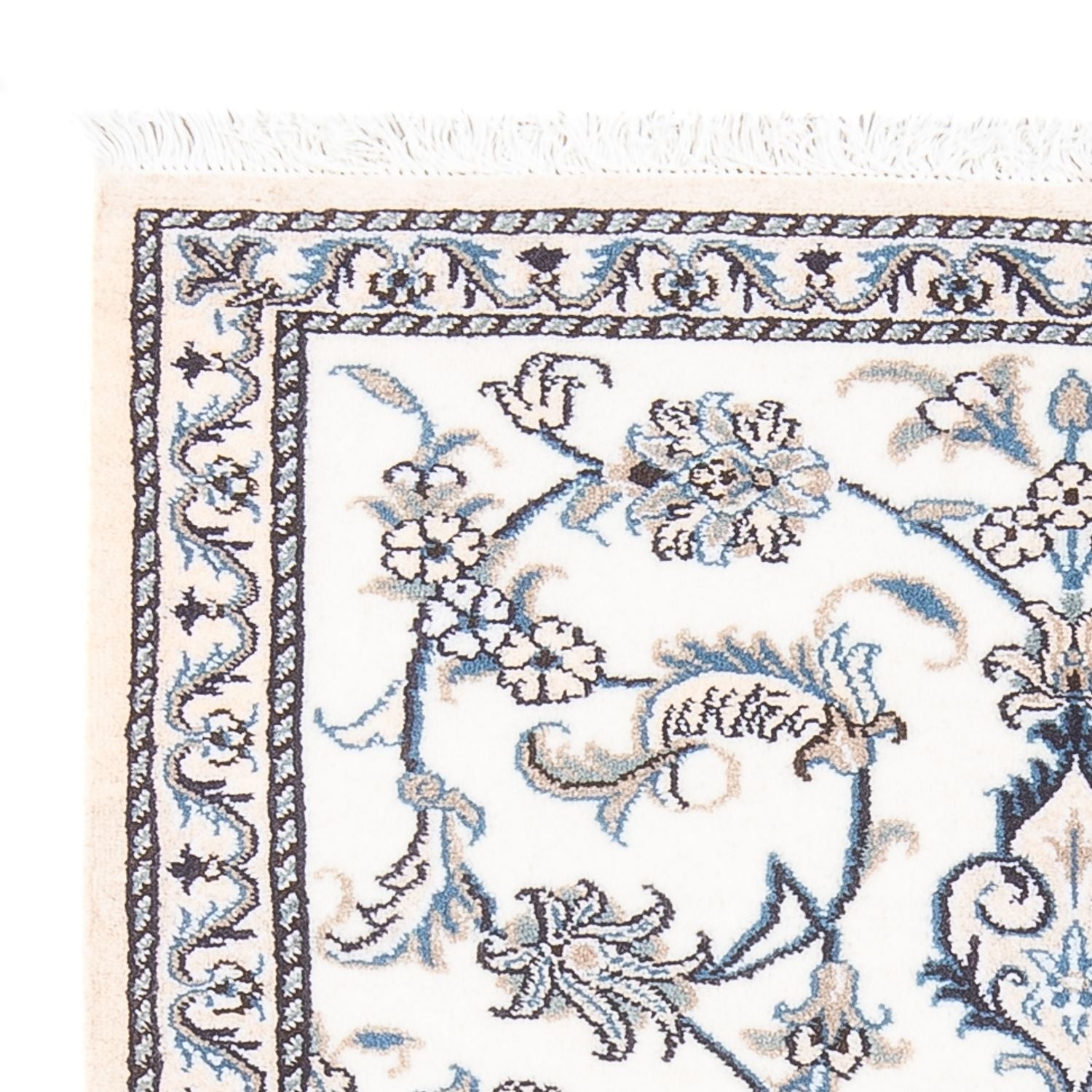 Alfombra persa - Nain - 140 x 90 cm - plata