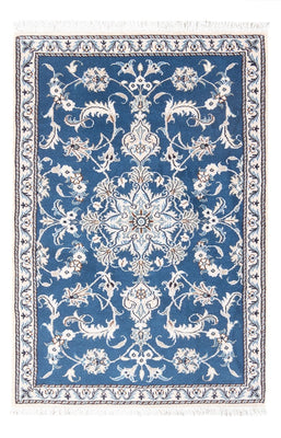 Alfombra persa - Nain - 140 x 90 cm - azul