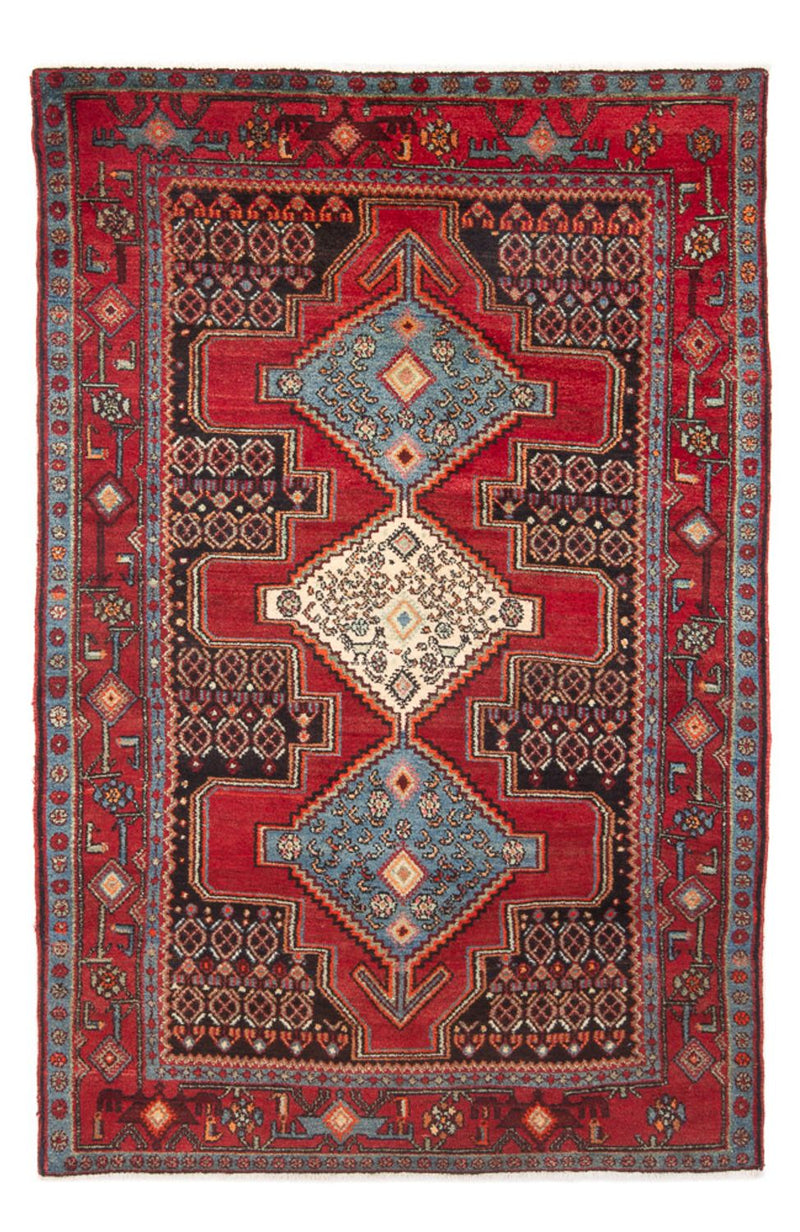 Alfombra persa - Clásica - 200 x 128 cm - rojo