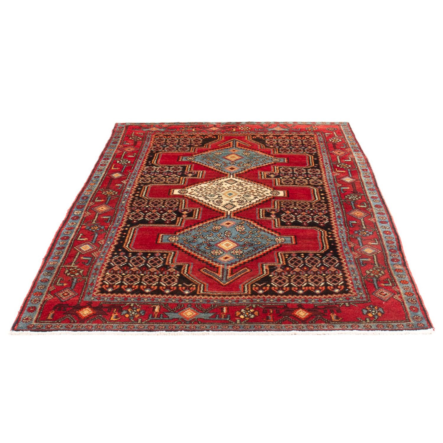 Alfombra persa - Clásica - 200 x 128 cm - rojo