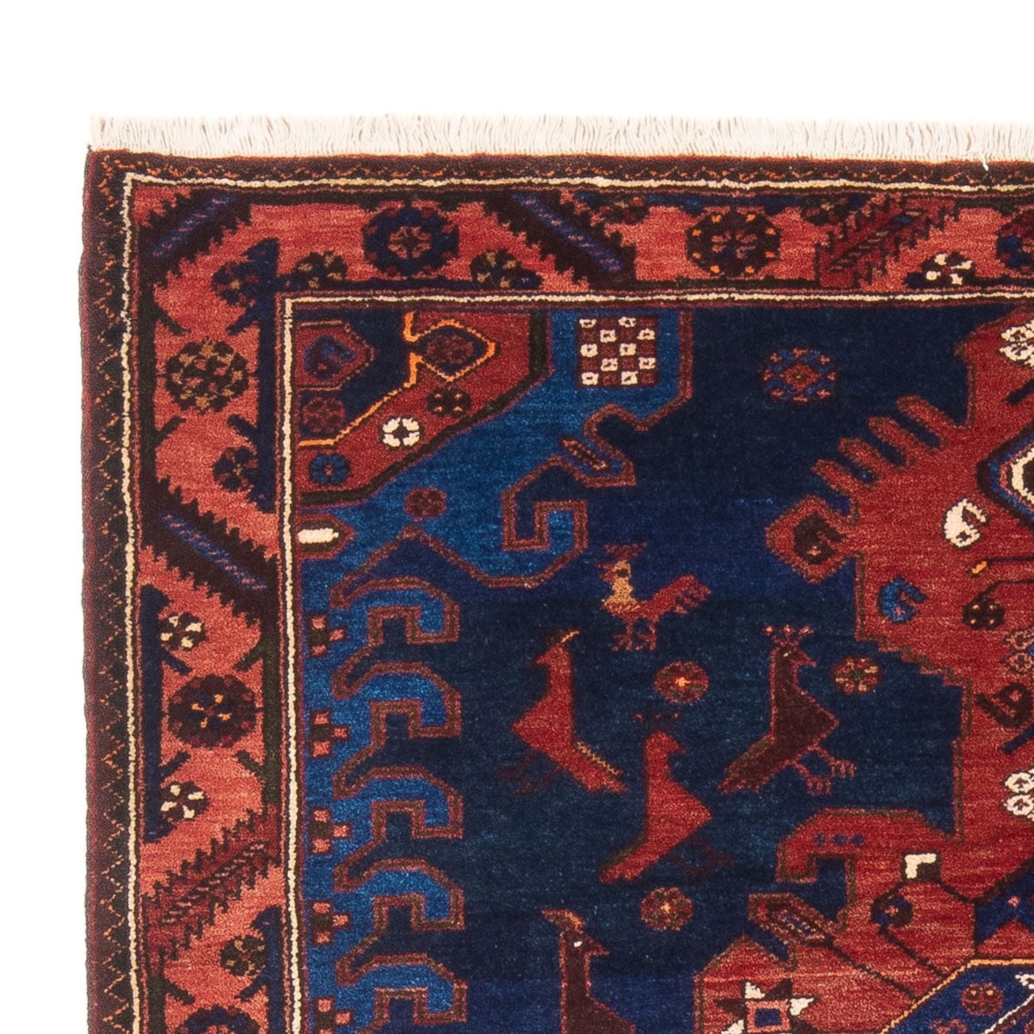 Alfombra persa - Nómada - 197 x 136 cm - azul