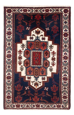 Alfombra persa - Nómada - 202 x 125 cm - azul oscuro