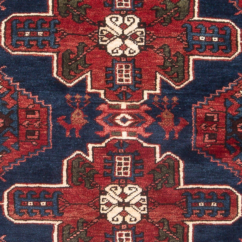 Alfombra persa - Nómada - 197 x 128 cm - azul oscuro