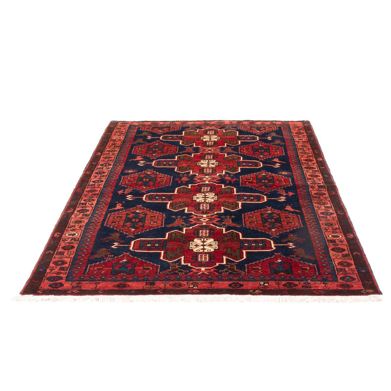 Alfombra persa - Nómada - 197 x 128 cm - azul oscuro