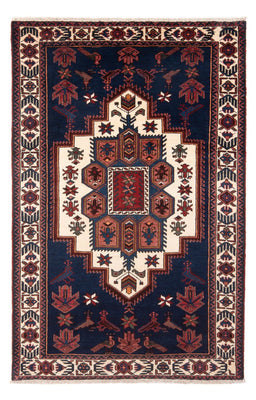 Alfombra persa - Nómada - 205 x 128 cm - azul oscuro