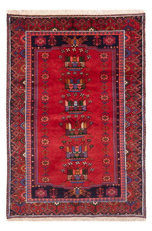 Alfombra persa - Nómada - 197 x 125 cm - rojo