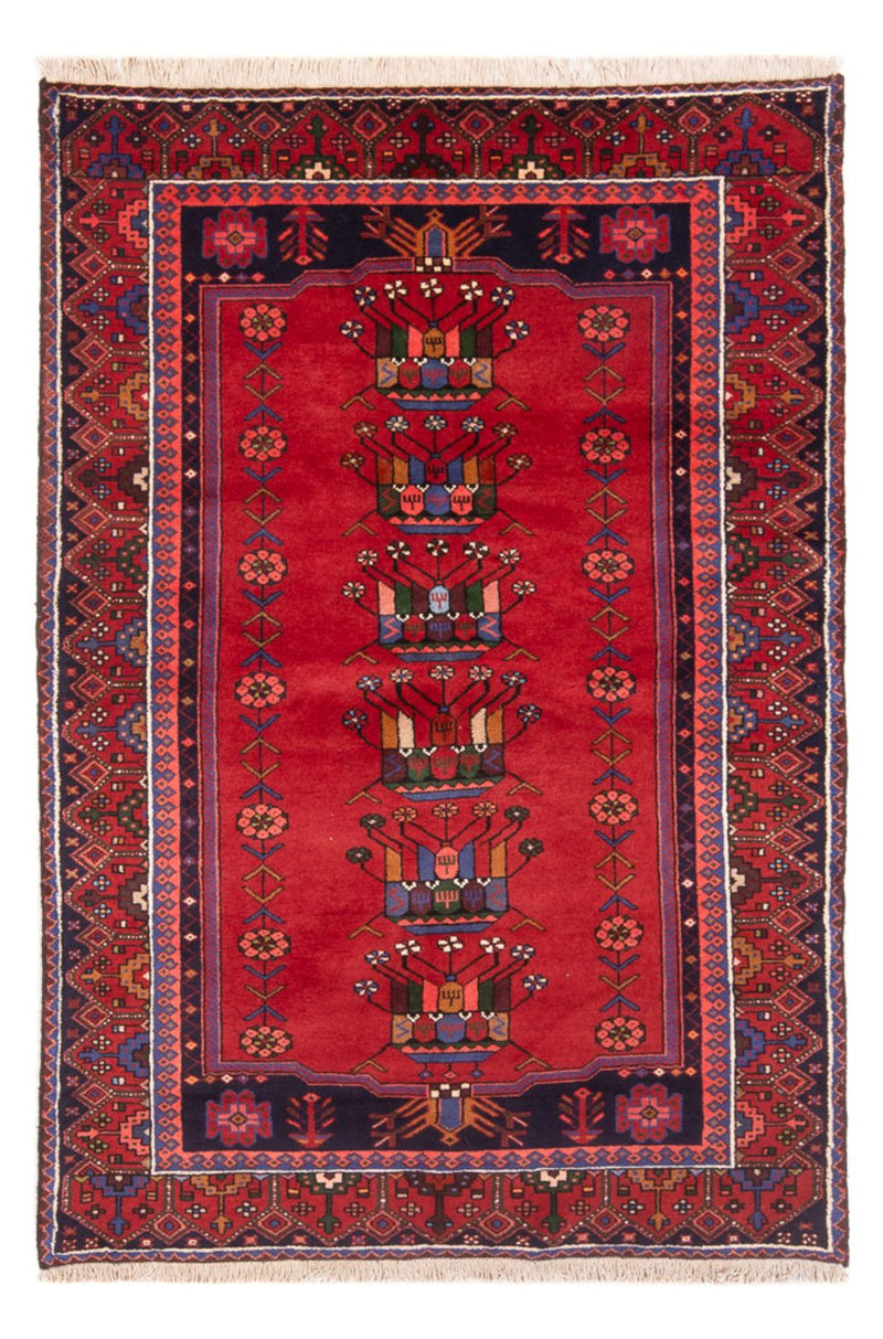 Alfombra persa - Nómada - 197 x 125 cm - rojo