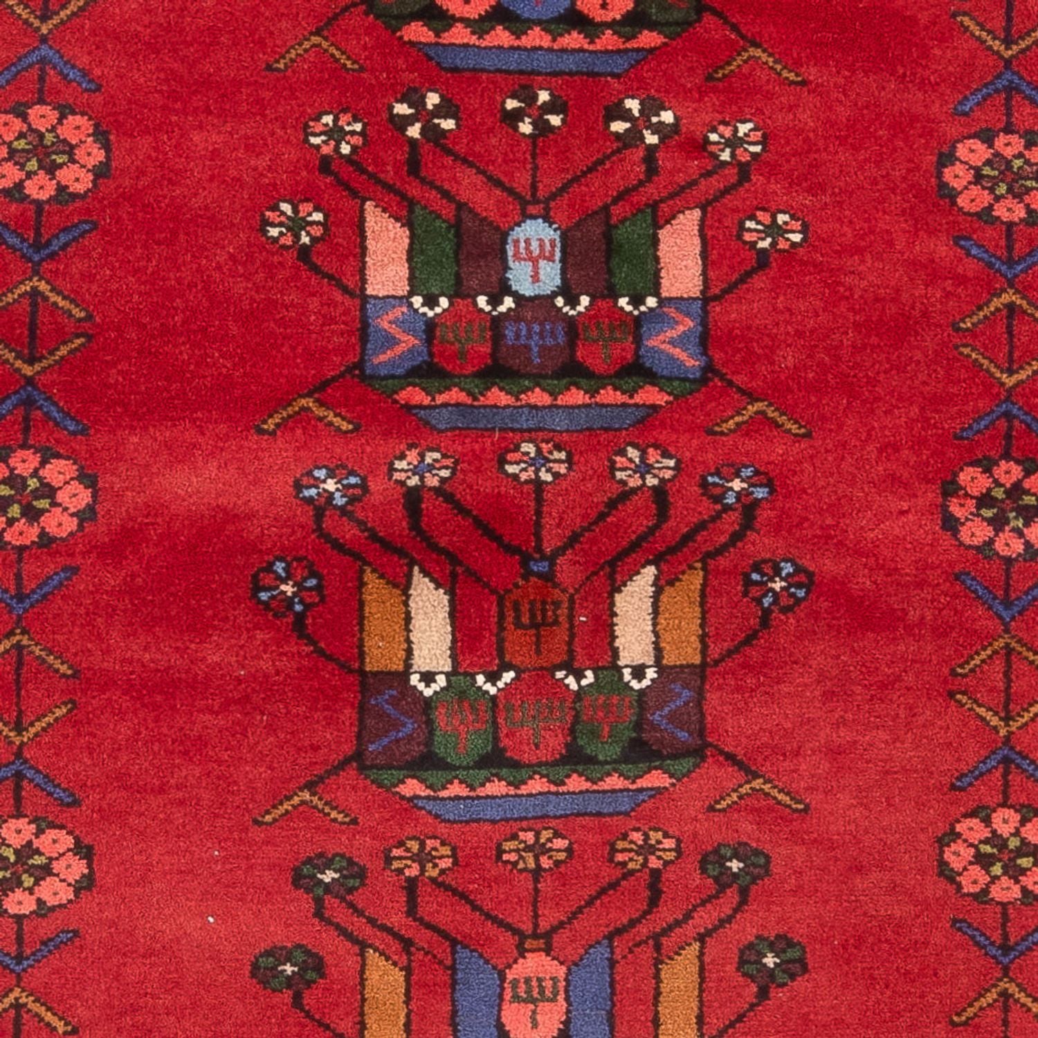 Alfombra persa - Nómada - 197 x 125 cm - rojo