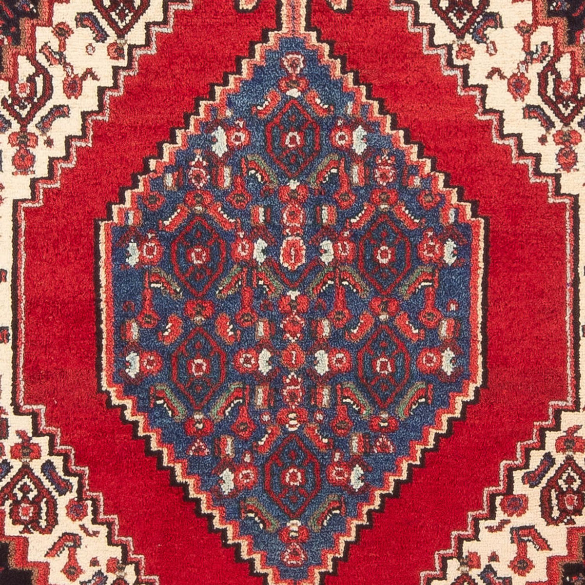 Alfombra persa - Clásica - 196 x 140 cm - azul oscuro