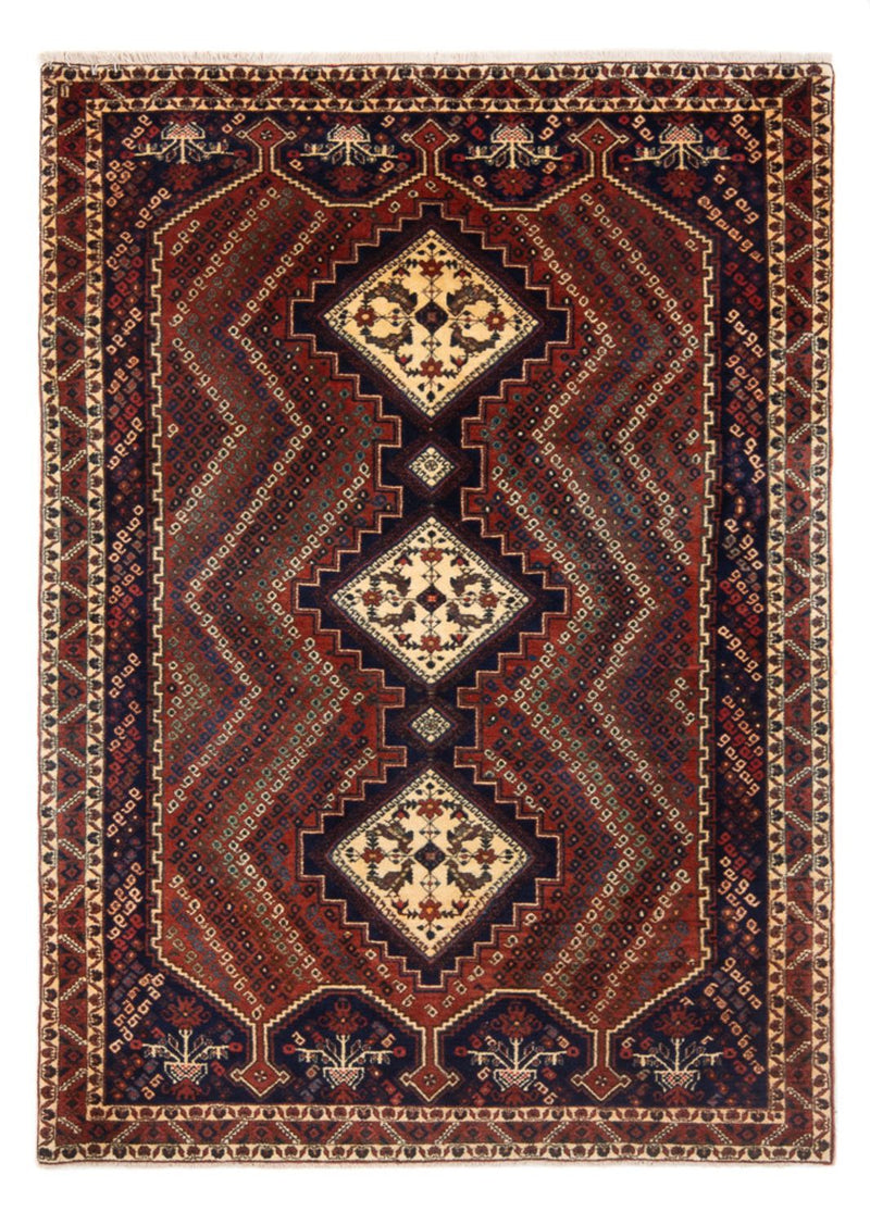 Alfombra persa - Nómada - 208 x 142 cm - rojo