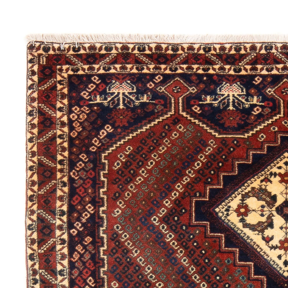 Alfombra persa - Nómada - 208 x 142 cm - rojo