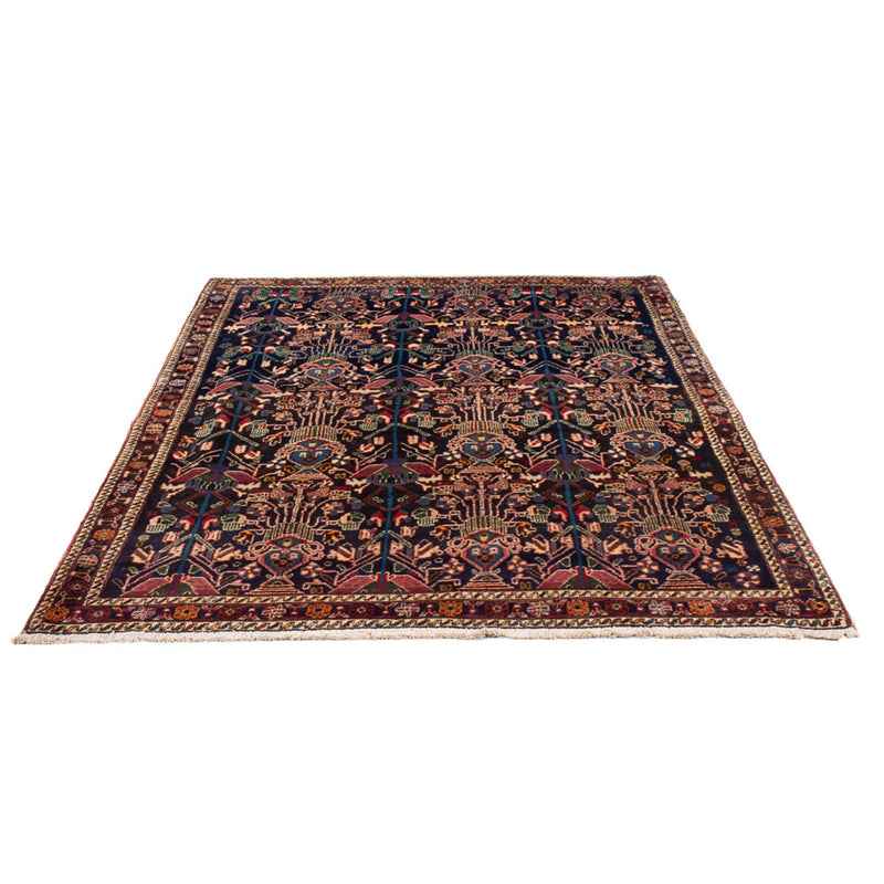 Alfombra persa - Nómada - 210 x 148 cm - azul oscuro