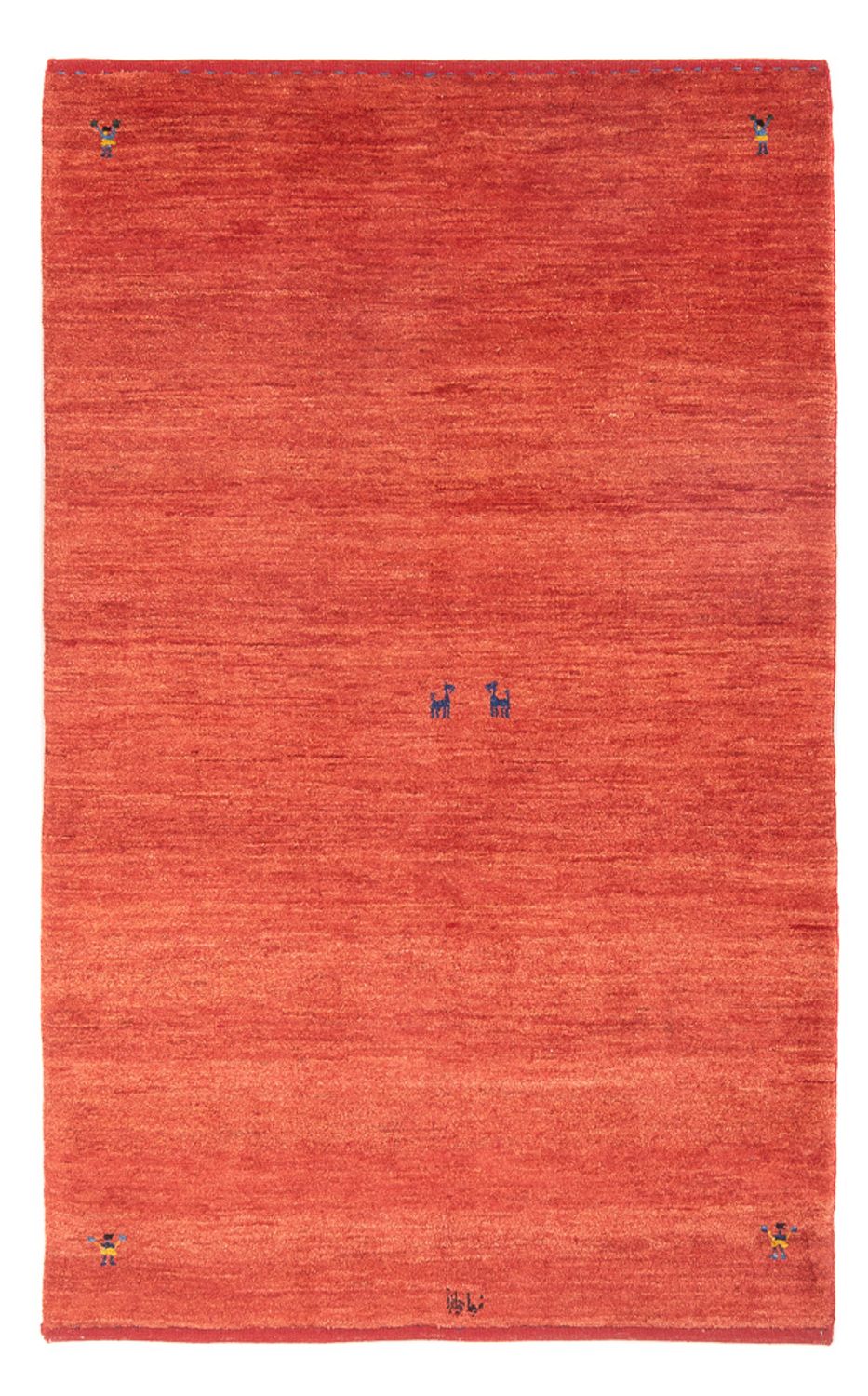 Alfombra Gabbeh - Persa - 178 x 118 cm - rojo