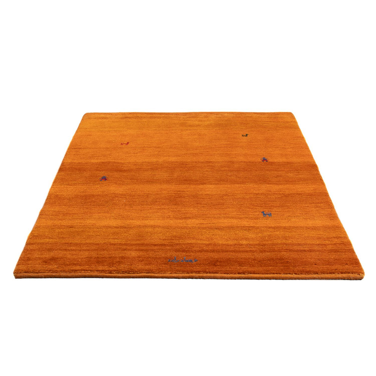 Alfombra Gabbeh - Persa - 175 x 119 cm - naranja