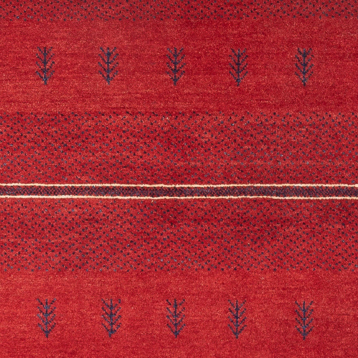 Alfombra Gabbeh - Persa - 185 x 125 cm - rojo