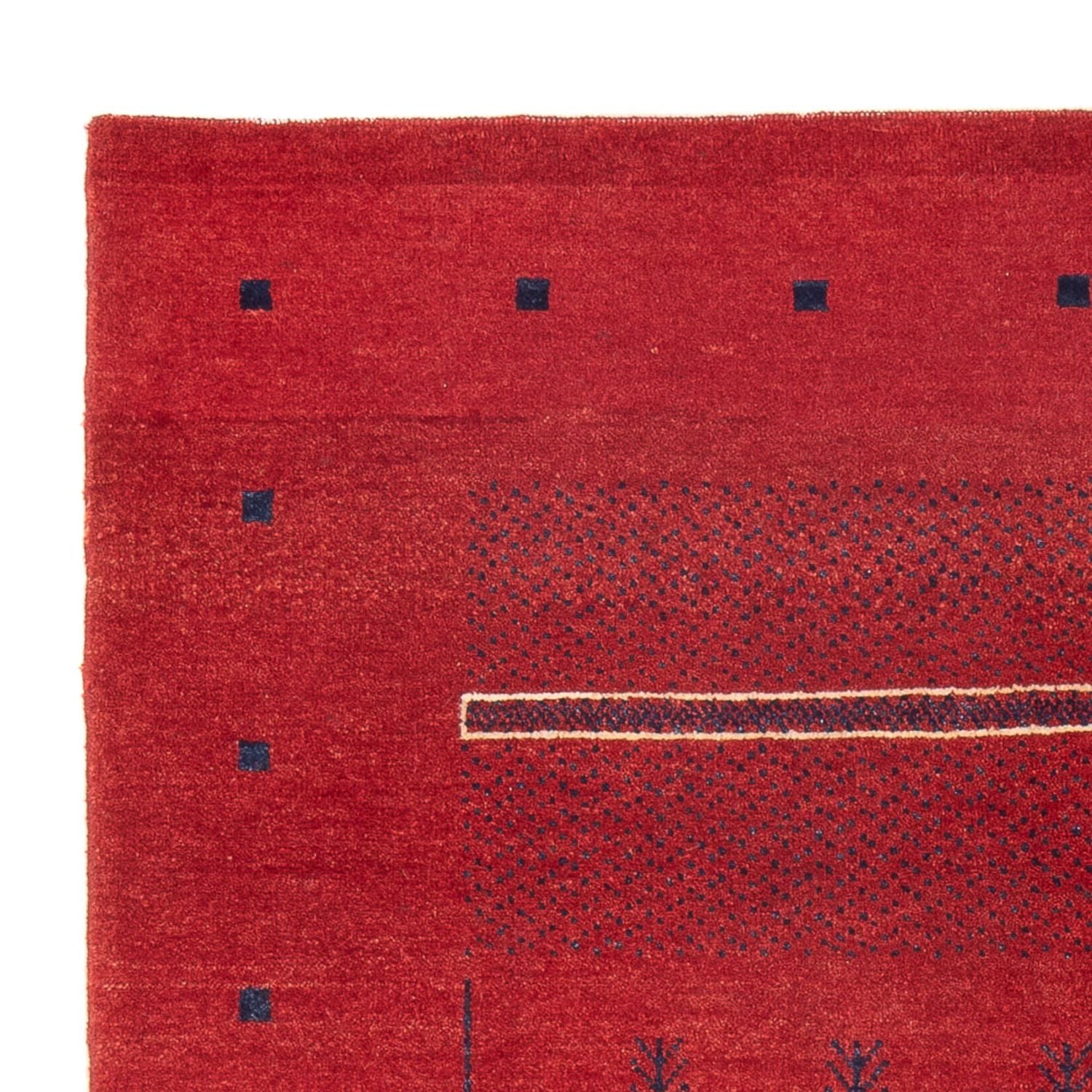 Alfombra Gabbeh - Persa - 185 x 125 cm - rojo