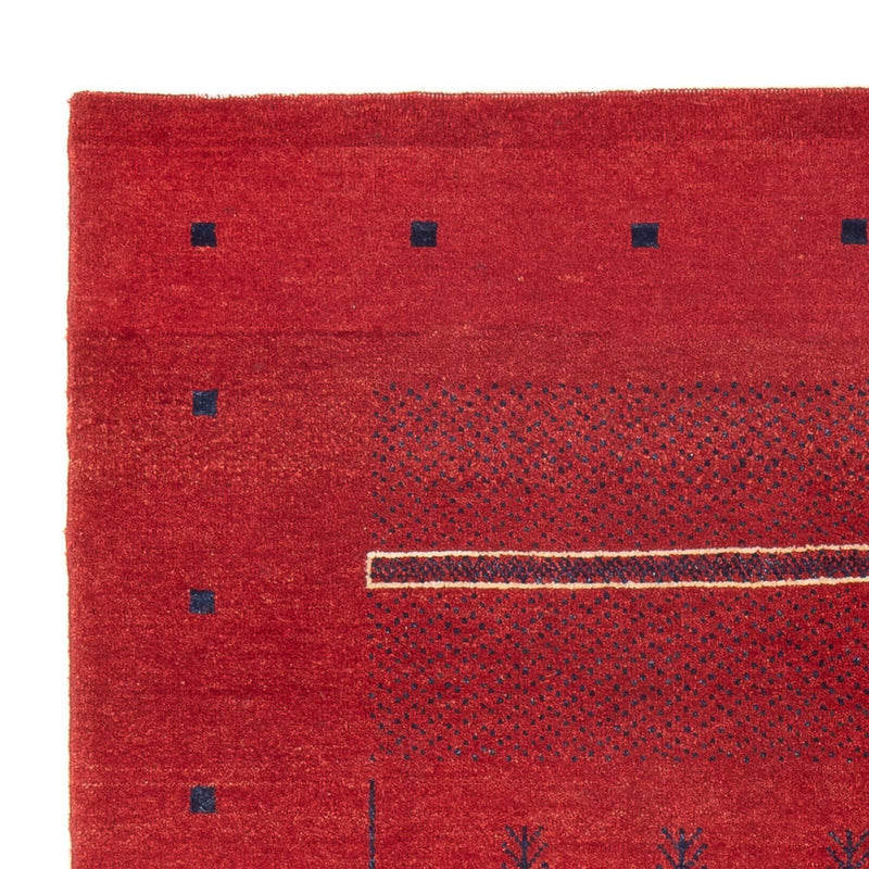 Alfombra Gabbeh - Persa - 185 x 125 cm - rojo