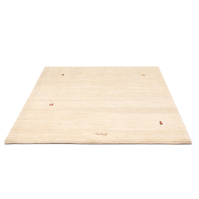 Alfombra Gabbeh - Persa - 167 x 125 cm - blanco